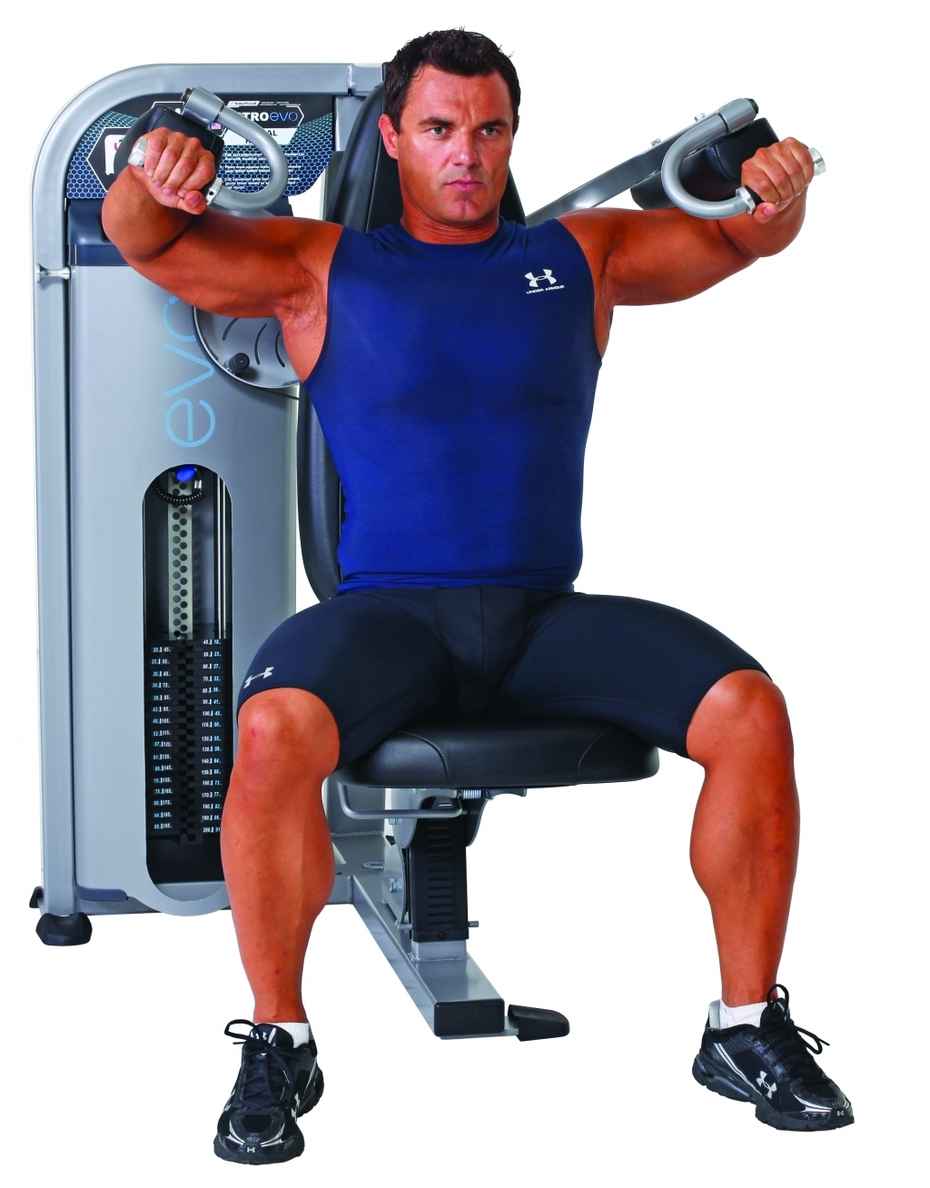 Seated side lateral discount machine