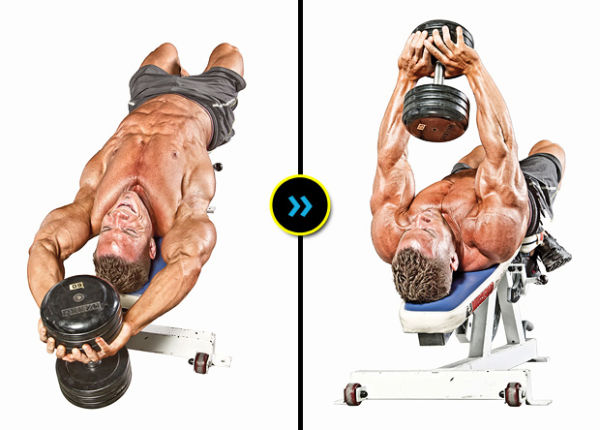 barbell pullover workout vs dumbbell pullover