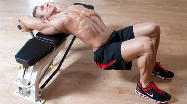 Dumbbell Pullovers Across A Flat Bench