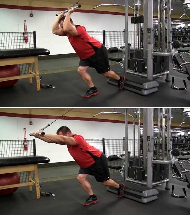 Cable Rope Tricep Extension