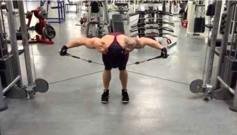 Bent-Over Cable Lateral Raise