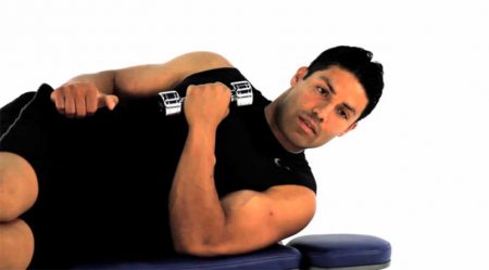 Dumbbell Internal Rotation • Bodybuilding Wizard