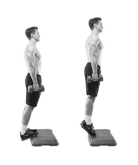 Single Leg Calf raises