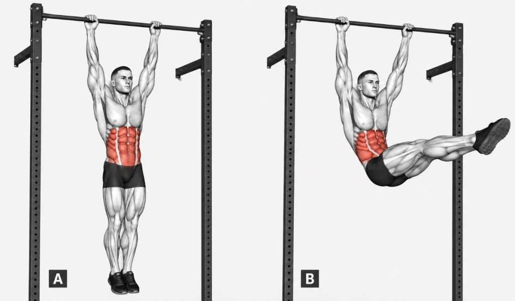 Twisting Hanging Leg Raise