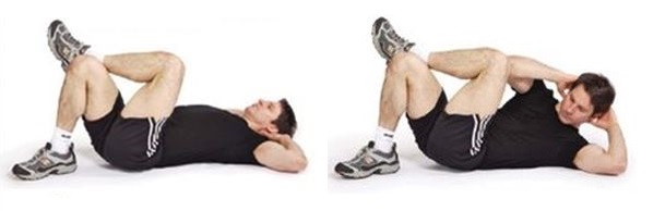 Vertical Leg Crunches упражнение