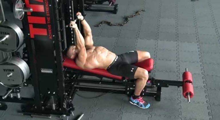 Lying cable triceps extension