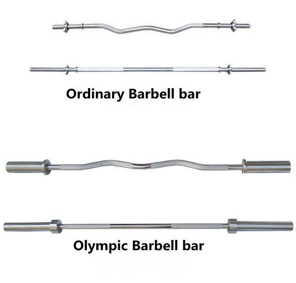Common types of barbells