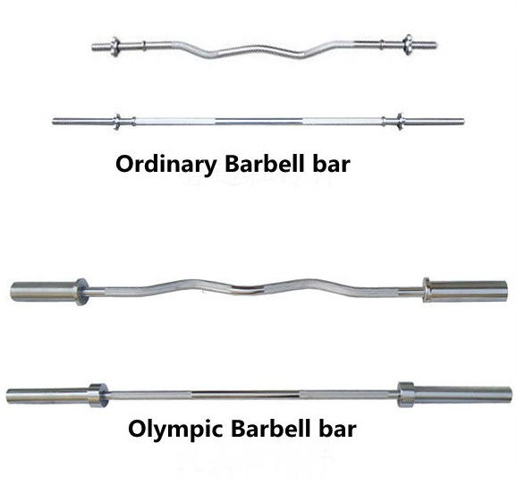 Different barbell clearance bars