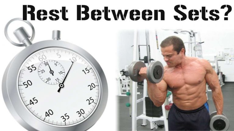 rest time between two sets and two exercises