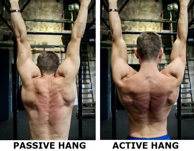 passive vs. active hang pull ups