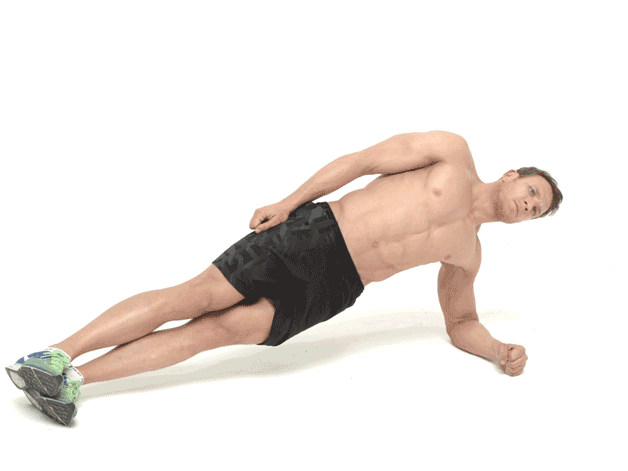 Side plank: transversus abdominis exercise