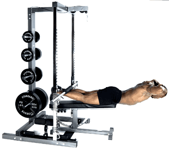 smith machine back extension-hyperextension