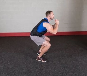 weighted vest jump squats