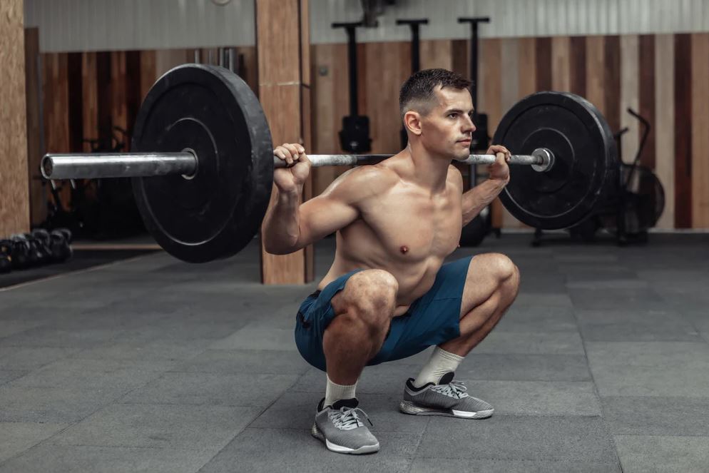 The City Gym - Deep Squats Squatting beyond a 90-degree bend is considered  a deep squat. Squatting too low puts unnecessary strain on your knees,  especially when coupled with improper form #GymExercisesYouShouldAvoid