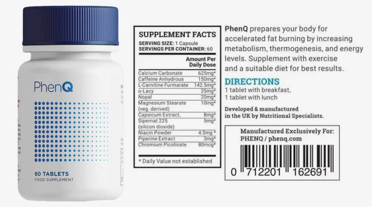 5-pack Phenq Ultra Diet Pills Fat Burner - 300 Caps In-Depth Review Of PhenQ Fat Burner • Bodybuilding Wizard