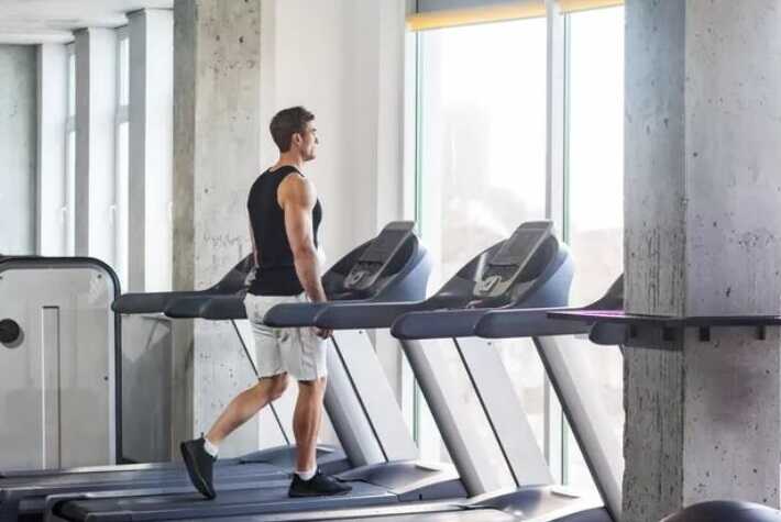 cooling down with light cardio exercise