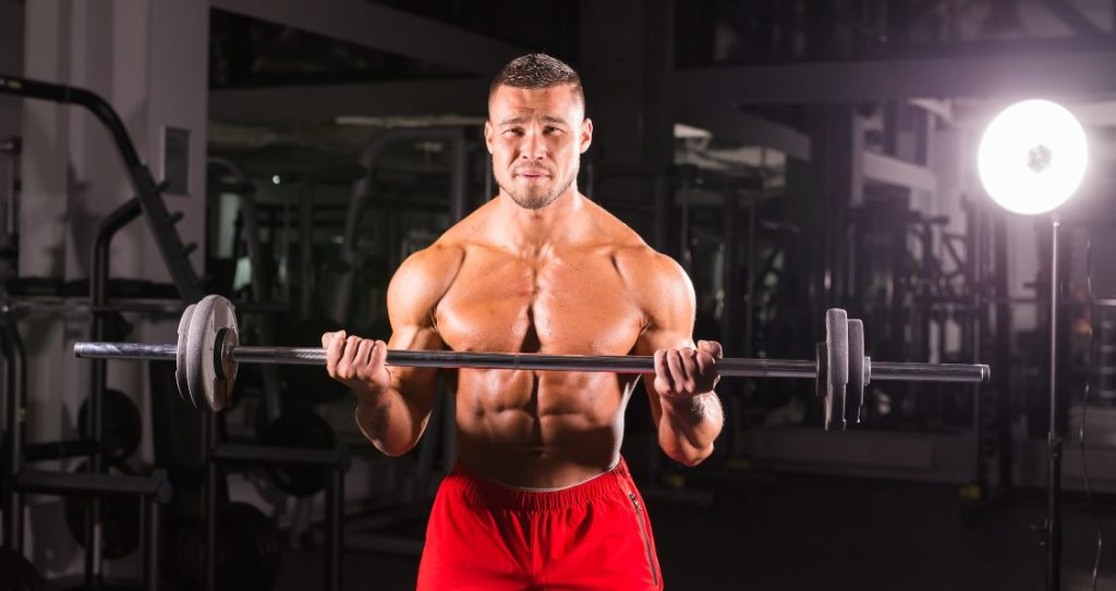 barbell standing biceps curls - top 10 exercises