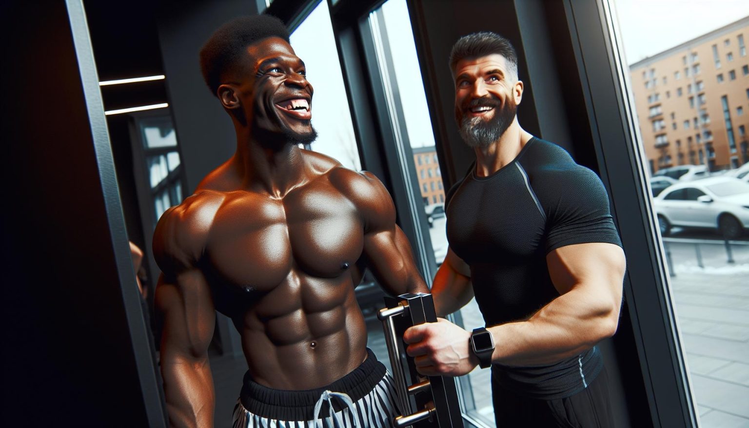 gym buddy and bodybuilding motivation