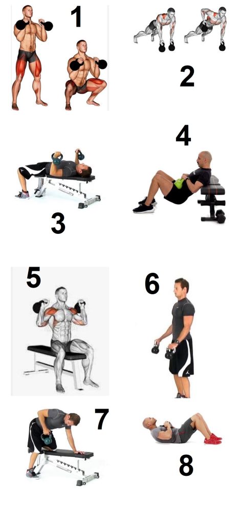Kettlebell-Only Full-Body Workout for Beginners at Home
