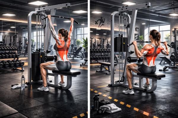 Wide-Grip vs Close-Grip Lat Pulldown: Which Is Better for Back Width ...