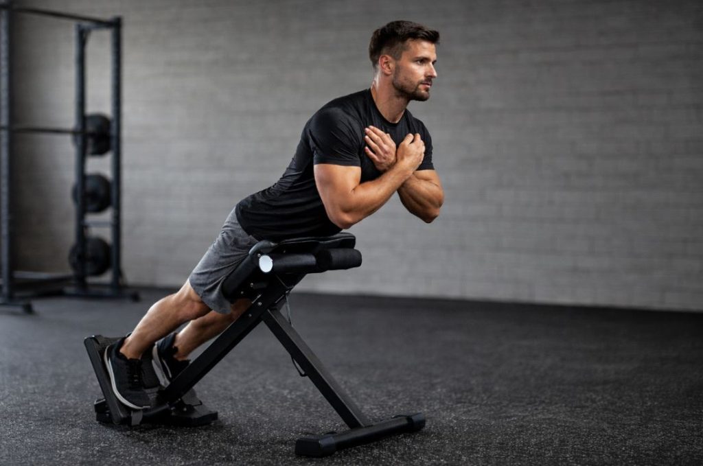 45-degree back extension exercise guide