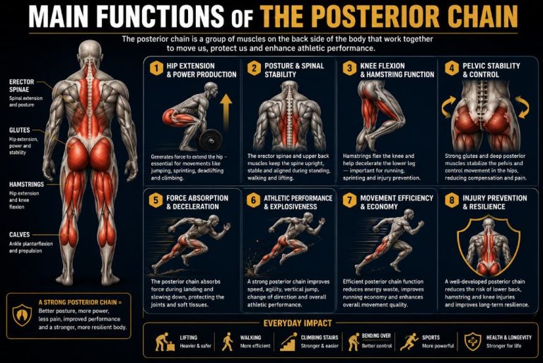 What Is the Posterior Chain? Muscles, Functions, Benefits, Best ...