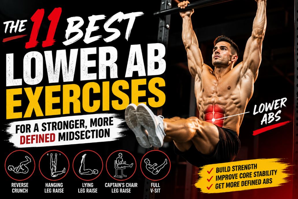 11 Best Lower Ab Exercises for Strength, Definition & Core Stability